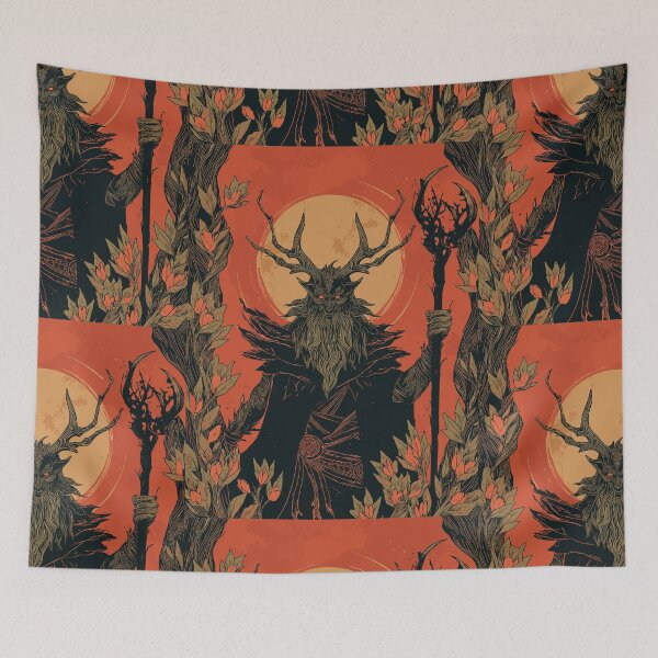 Item preview, Cernunnos Forest Spirit - Pagan God designed and sold by bapupa.