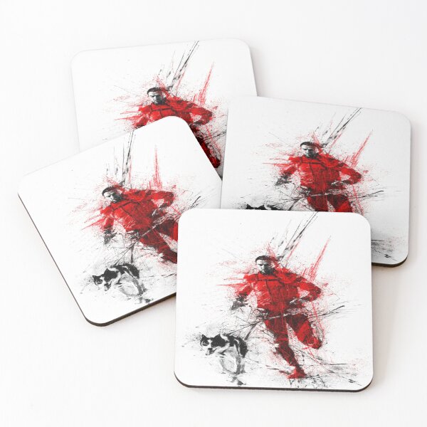 Item preview, Canicross Sprint Explosion – Red & Black Energy Burst Athletic Motion Design designed and sold by karimahmed84.