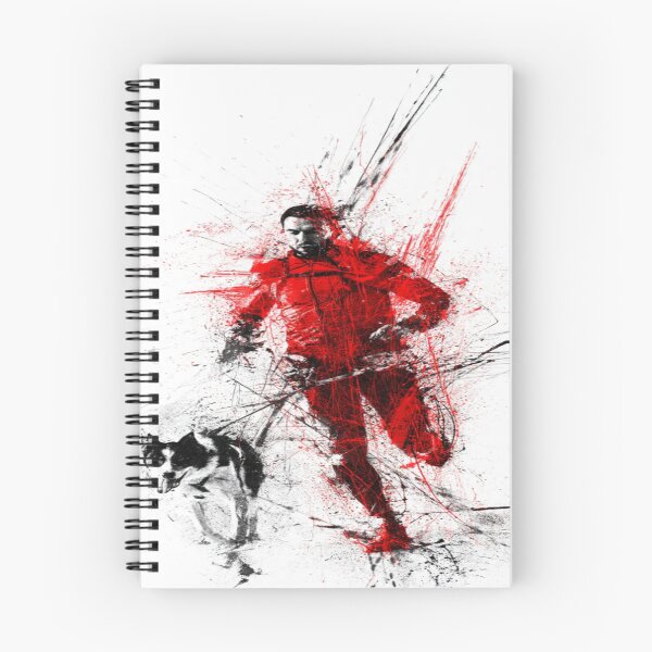 Item preview, Canicross Sprint Explosion – Red & Black Energy Burst Athletic Motion Design designed and sold by karimahmed84.