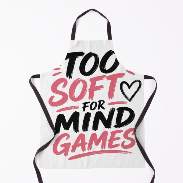 Item preview, Too Soft for Mind Games Shirt, Relationship Quote, Self Love Typography Design designed and sold by JagrDesigns.