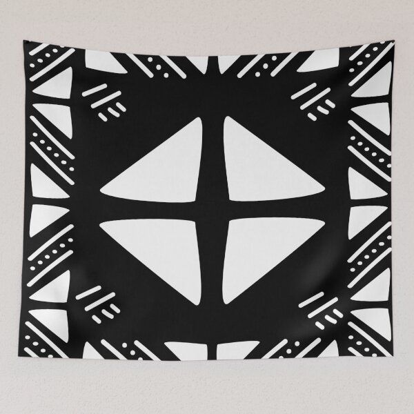 Item preview, Traditional Bogolan Pattern from Mali designed and sold by Wolagno.