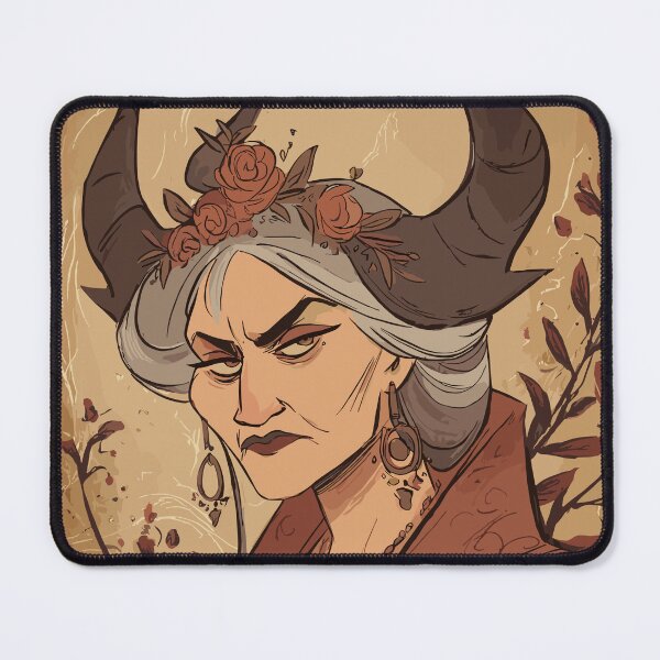Item preview, Pagan Horned Crone Goddess designed and sold by bapupa.