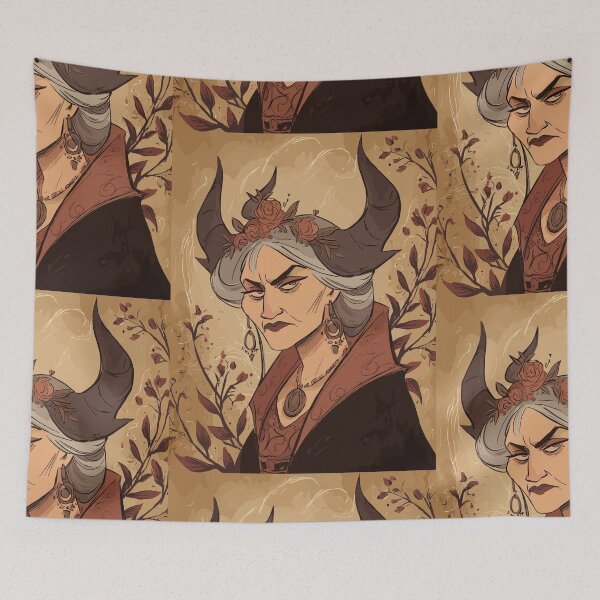 Item preview, Pagan Horned Crone Goddess designed and sold by bapupa.