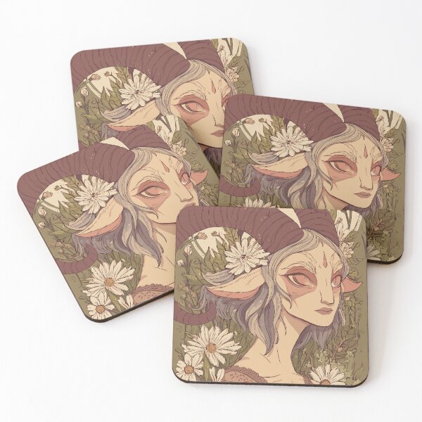 Item preview, Pagan Horned Maiden Nature Goddess  designed and sold by bapupa.