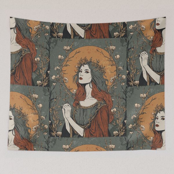 Item preview, Pagan Lunar Nature Goddess  designed and sold by bapupa.