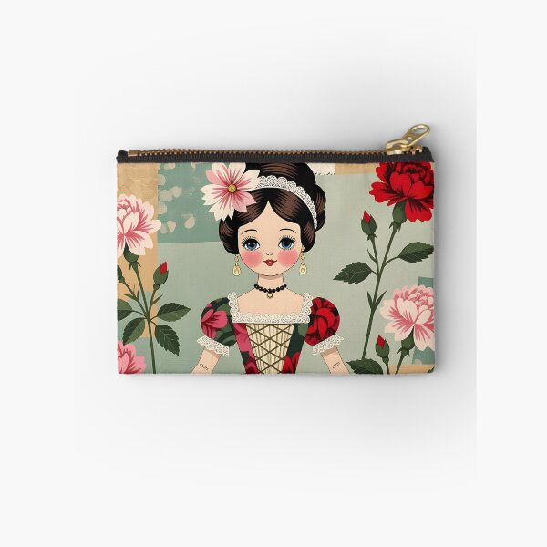 Item preview, A retro collage artwork featuring a Jane Austen regency period cute doll designed and sold by Ponted.