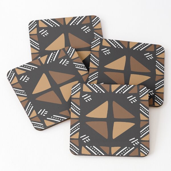 Item preview, Traditional Bogolan Pattern from Mali designed and sold by Wolagno.