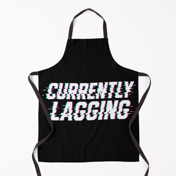 Item preview, Currently Lagging - Glitch Aesthetic Gamer Quote designed and sold by MorbidDreams.