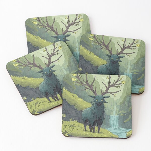 Item preview, Mythical Forest Stag Guardian - Pagan Nature designed and sold by bapupa.