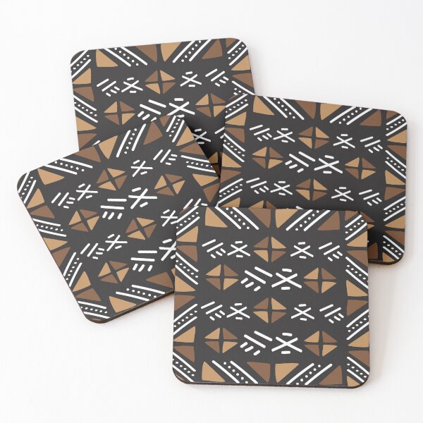 Item preview, Traditional Bogolan Pattern from Mali designed and sold by Wolagno.