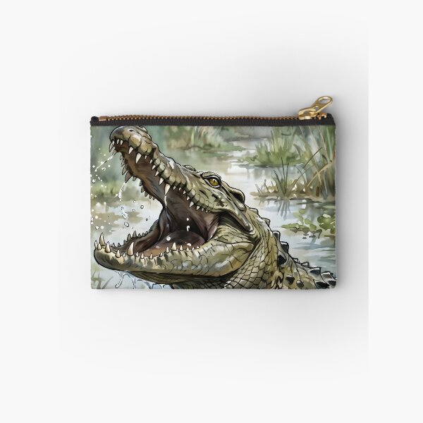 Item preview, Nile Crocodile Crocodylus Niloticus Mara River Marsh designed and sold by RubisLeaf.