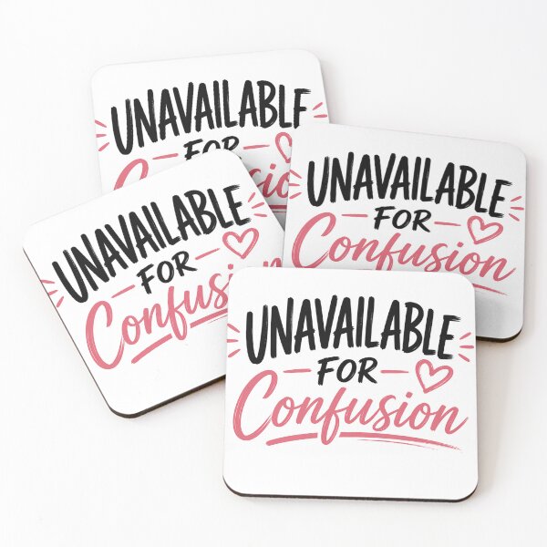 Item preview, Unavailable for Confusion Shirt, Relationship Quote, Self Worth Typography Design designed and sold by JagrDesigns.