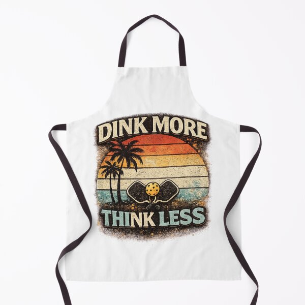Item preview, DINK MORE THINK LESS Pickleball Design designed and sold by CozyRetirementGifts.