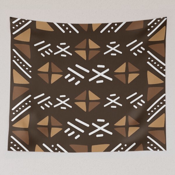 Item preview, Traditional Bogolan Pattern from Mali designed and sold by Wolagno.