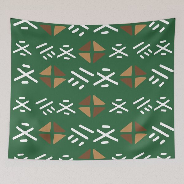 Item preview, Traditional Bogolan Pattern from Mali designed and sold by Wolagno.