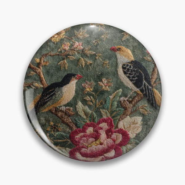 Item preview, Sage Chinoiserie Style Silk Floral Birdy Wildflowers Carpet designed and sold by GrinGalore.
