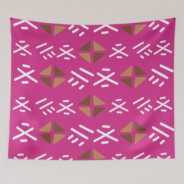 Item preview, Traditional Bogolan Pattern from Mali designed and sold by Wolagno.