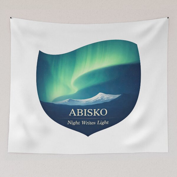 Item preview, Abisko Aurora Night Paints The Sky designed and sold by EdvvinStudios.