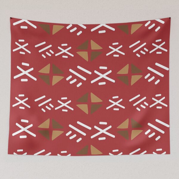 Item preview, Traditional Bogolan Pattern from Mali designed and sold by Wolagno.