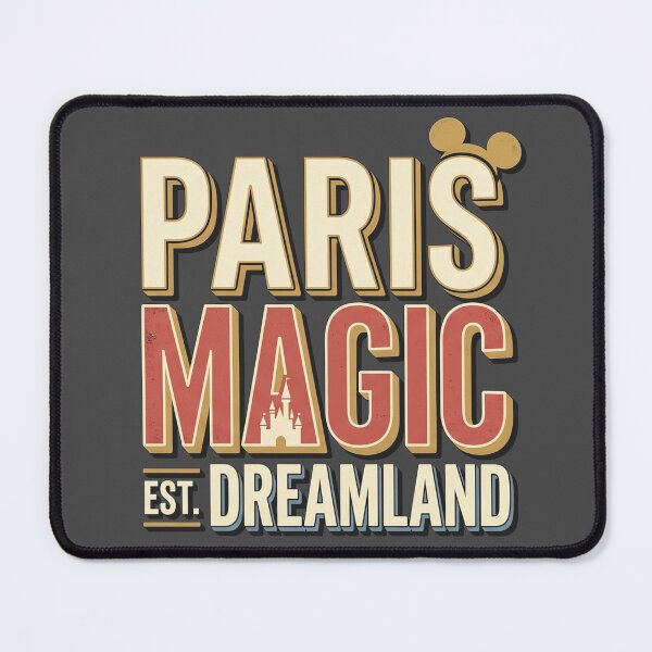 Item preview, Paris Magic EST Dreamland – Whimsical Typography & Fairytale City Lights Aesthetic designed and sold by ArtsyExplorer.