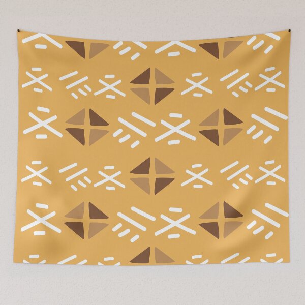 Item preview, Traditional Bogolan Pattern from Mali designed and sold by Wolagno.