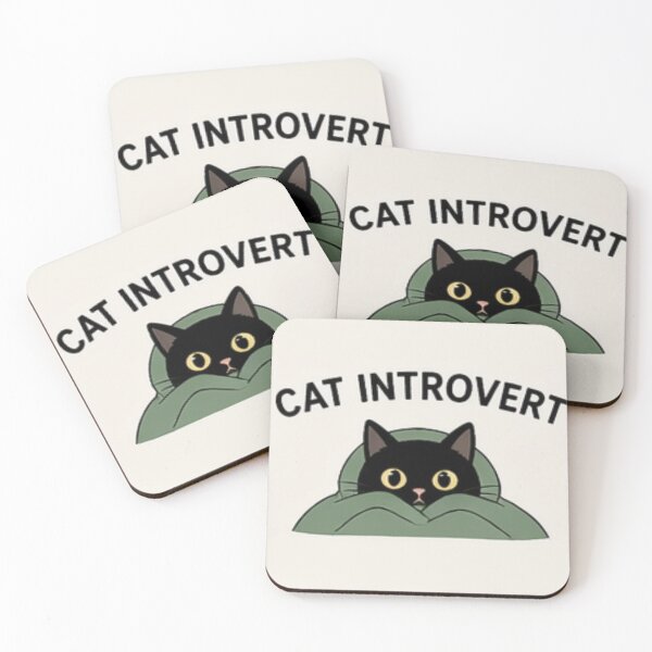 Item preview, Cat Introvert design quote pet lover designed and sold by fadeinkstudio.