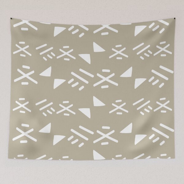 Item preview, Traditional Bogolan Pattern from Mali designed and sold by Wolagno.