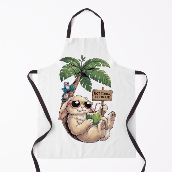 Item preview, Not Today Hooman Funny Bunny – Lazy Bunny Chill Meme Design designed and sold by ColorFlick.
