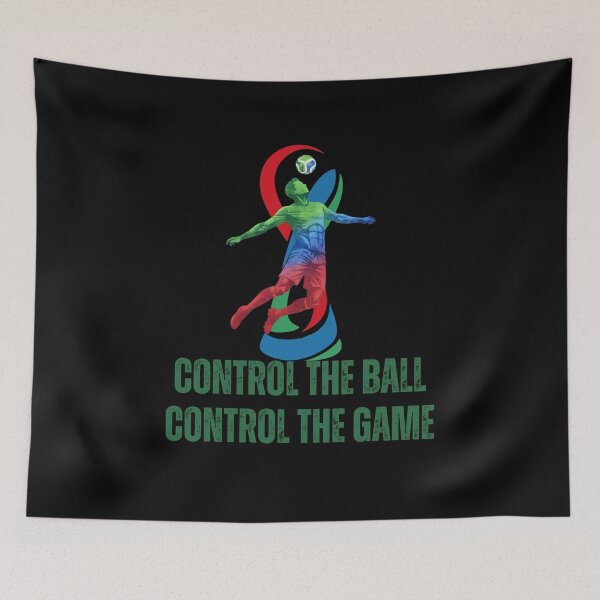 Item preview, Control The Ball Control The Game – Motivational Soccer Design | Football Player Graphic Tee designed and sold by ABLAT_CREATIONS.