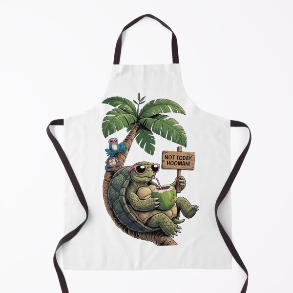 Item preview, Not Today Hooman Funny Turtle – Lazy Turtle Chill Meme Design designed and sold by ColorFlick.