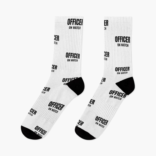 Item preview, Officer on Watch (Black) designed and sold by ShipCrewNation.