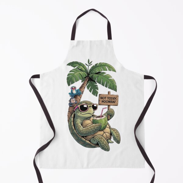 Item preview, Not Today Hooman Funny Turtle – Lazy Turtle Chill Meme Design designed and sold by ColorFlick.