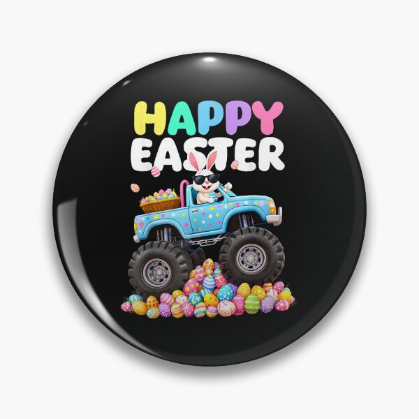 Item preview, Happy Easter Cool Bunny Monster Truck Design designed and sold by anngon66.