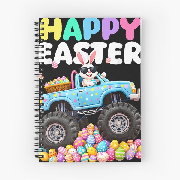 Item preview, Happy Easter Cool Bunny Monster Truck Design designed and sold by anngon66.