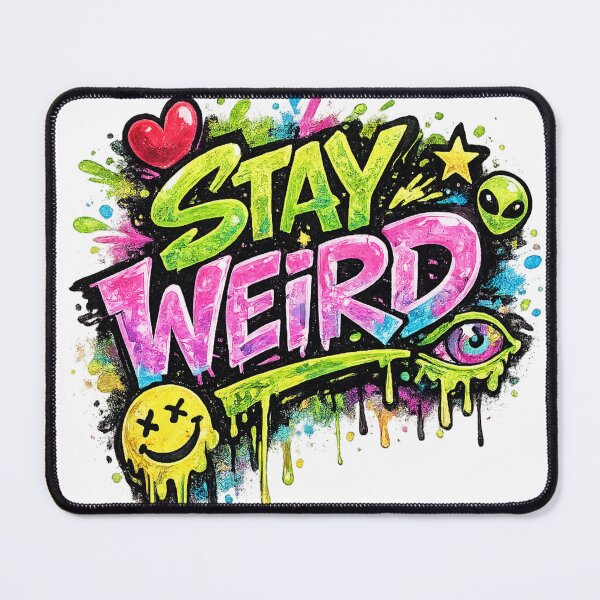 Item preview, STAY WEIRD – Neon Graffiti Vibes designed and sold by PastimeMastery.