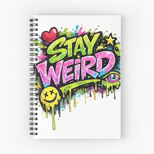Item preview, STAY WEIRD – Neon Graffiti Vibes designed and sold by PastimeMastery.