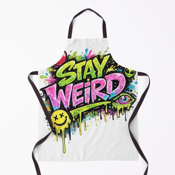 Item preview, STAY WEIRD – Neon Graffiti Vibes designed and sold by PastimeMastery.