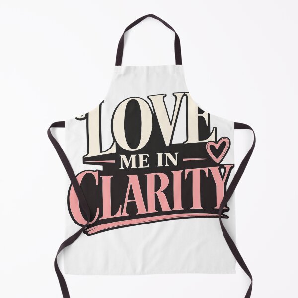 Item preview, Love Me with Clarity Shirt, Relationship Quote, Self Worth Typography Design designed and sold by JagrDesigns.