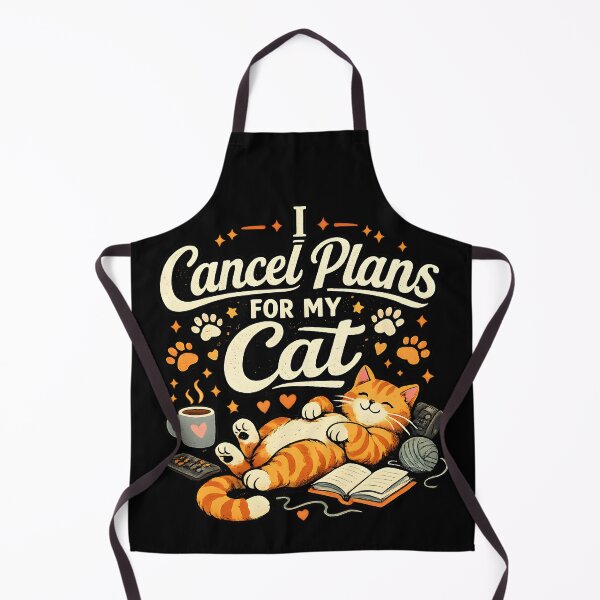 Item preview, Cancel Plans for My Cat – Cozy Cat Lover Design designed and sold by blankTeeShirt.