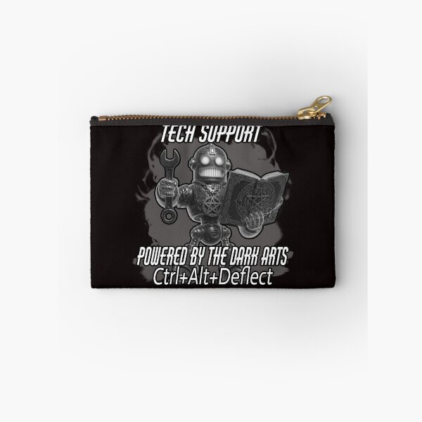 Item preview, Tech Support — Powered by the Dark Arts & Ctrl+Alt+Deflect | Funny IT Shirt | Sysadmin Gift | Programmer Humor | Geek Tee designed and sold by A-T-H.