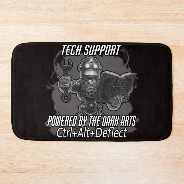 Item preview, Tech Support — Powered by the Dark Arts & Ctrl+Alt+Deflect | Funny IT Shirt | Sysadmin Gift | Programmer Humor | Geek Tee designed and sold by A-T-H.