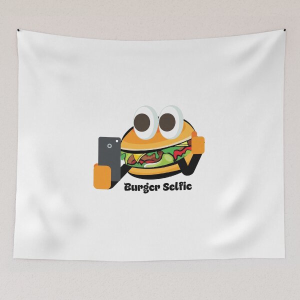 Item preview, Burger Selfie designed and sold by Artimax-Studio.