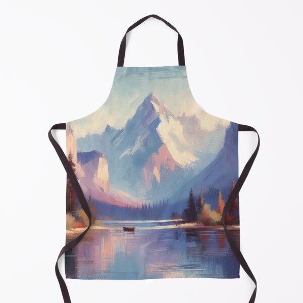 Item preview, Autumn Lake Serenity with Snowy Mountains and Calm Reflections in a Dreamy Nature Scene designed and sold by FotoworldEdel.