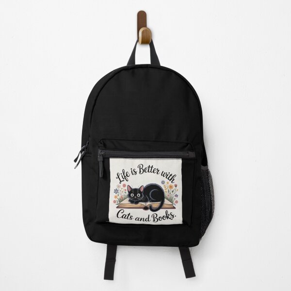 Item preview, Cozy Cat & Book – Life is Better with Cats and Books designed and sold by emiiemilova.