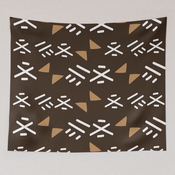 Item preview, Traditional Bogolan Pattern from Mali designed and sold by Wolagno.