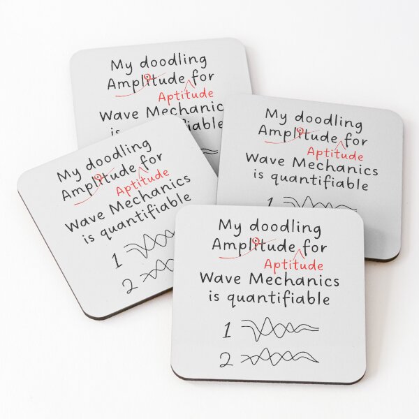 Item preview, Amusing Proofreading Wave Mechanics with a few Doodles. designed and sold by MPC-Mince-Pies.