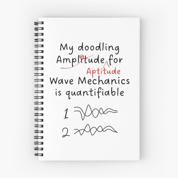 Item preview, Amusing Proofreading Wave Mechanics with a few Doodles. designed and sold by MPC-Mince-Pies.