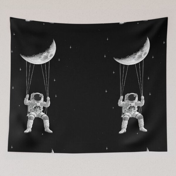 Item preview, Moon Swing Astronaut Stars Space Man designed and sold by Mavesha.