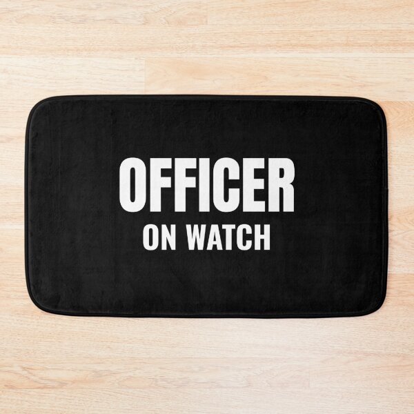 Item preview, Officer on Watch (White) designed and sold by ShipCrewNation.