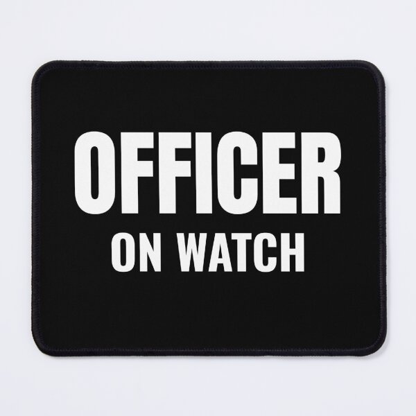 Item preview, Officer on Watch (White) designed and sold by ShipCrewNation.